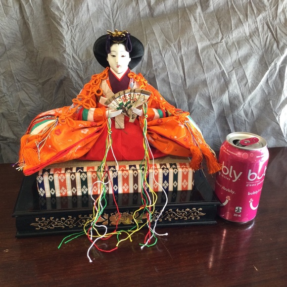 Vintage Japanese Hina Dolls Emperor and Empress Dolls - Picture 12 of 16